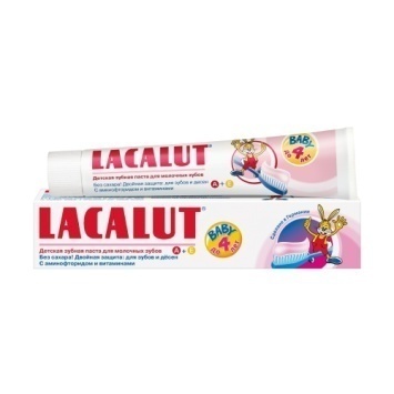 Детская зубная паста Lacalut Baby 50 мл, до 4-х лет