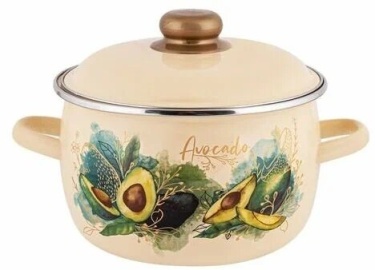 Кастрюля эмал сфер Avocado 2,0л TM Appetite