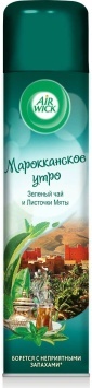 Освежитель воздуха AIRWICK Марок.утро (Листочки мяты и Зел.чай) 290мл