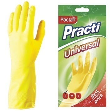 Paclan Practi перчатки Universal желтые S