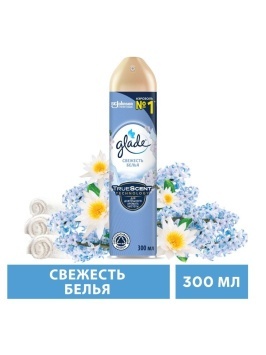 Glade Аэрозоль освеж.Д/возд "Свежесть белья" 300 мл