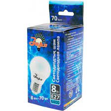 Лампа светодиодная G45 10w Е14 2700К (Заря)-(эконом) (3097)