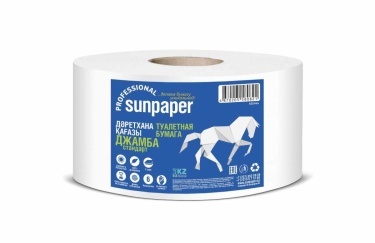 Туалетная бумага "Sunpaper" Jumbo Standart 150м