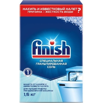 FINISH Соль для посудомоечных машин 1.5 кг