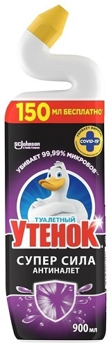 Туалетный утенок для унитаза "Антиналет" 900 мл