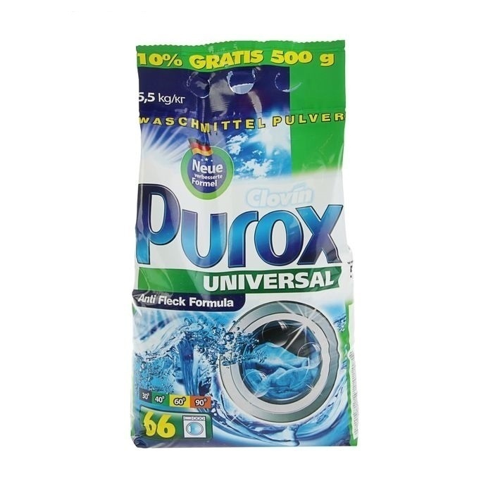 Стиральный порошок "PUROX" 5,5 кг, Universal (Германия)