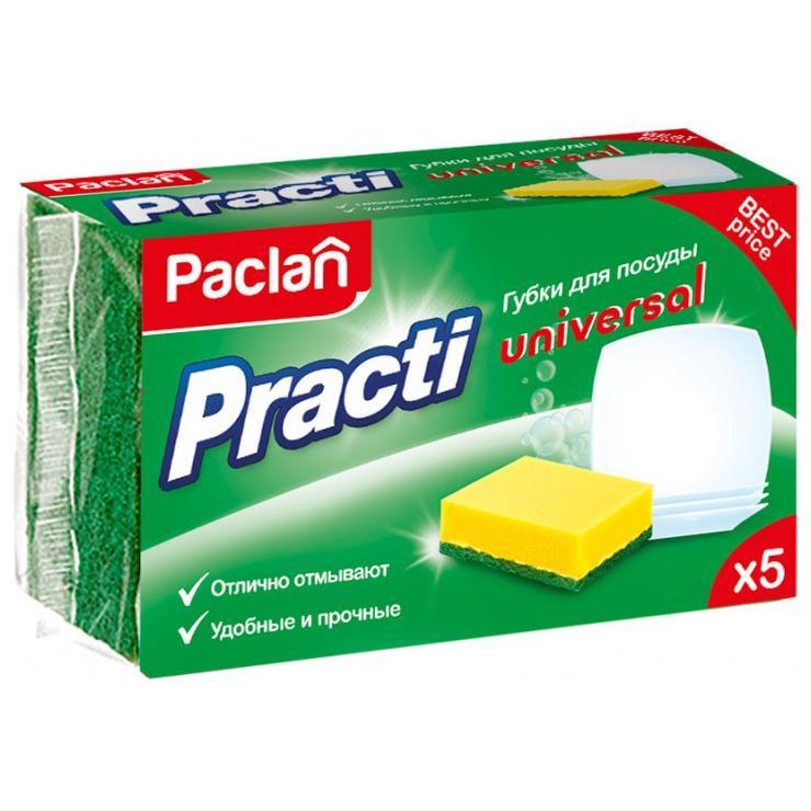Paclan Practi губки для посуды Universal, 5 шт