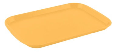 Поднос "Verona" прямоугольный 470х355х25мм (бледно-желтый)