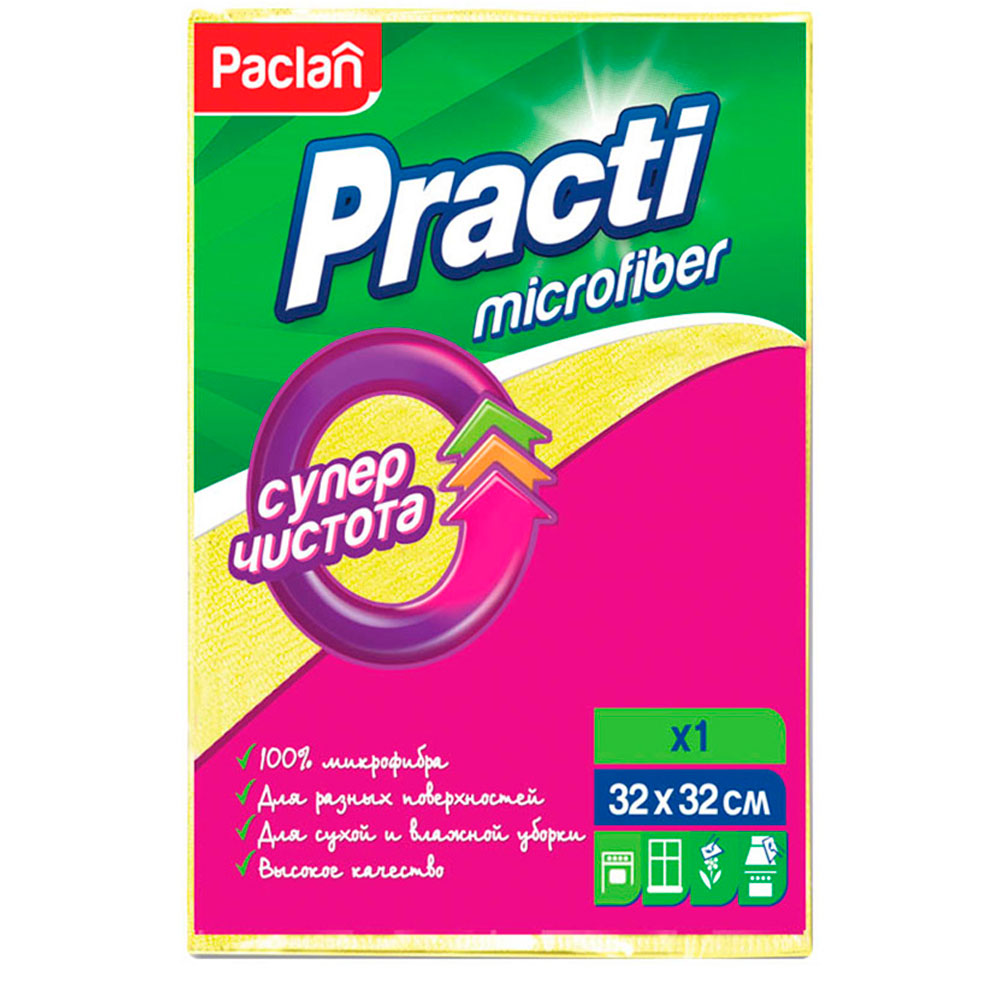Paclan Practi салфетка из микрофибры 32х32 см