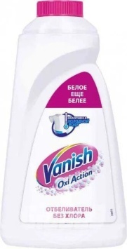 Отбеливатель VANISH Oxi Action Кристальная белизна для тканей жидкий 1 л