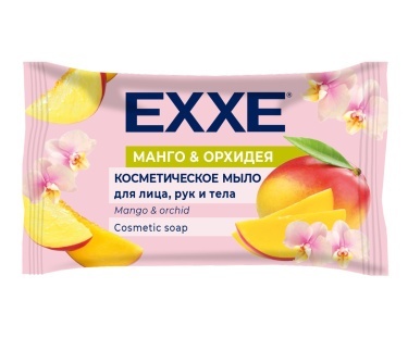 Мыло косметическое 75г, "EXXE" Манго и орхидея (флоу-пак)