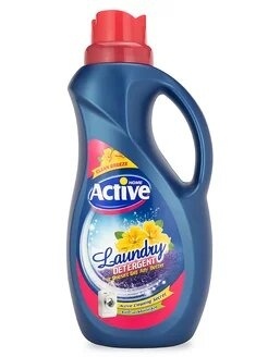 Жидкое средство для стирки  ACTIVE 1,5л PINK Clean Breeze