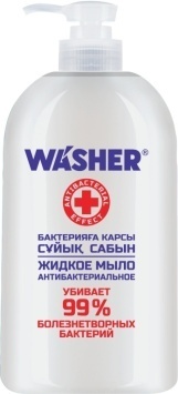 Антибактериальное жидкое мыло "WASHER-H", 1л