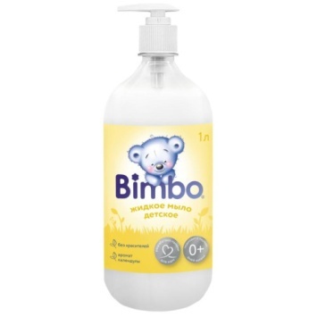 Детское жидкое мыло "Bimbo" 1 л (дозатор)