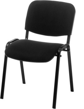Изо стул (Ткань мебельная, ТК-1 (черный), галв)