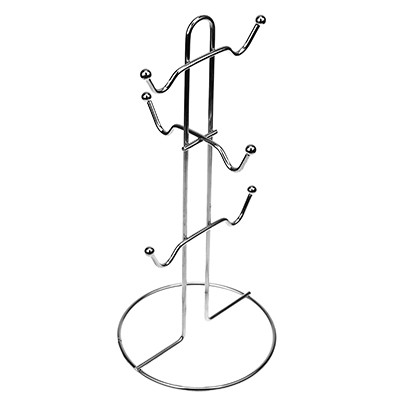 Подставка/вешалка для кружек,30*13 см,хромированная 181470 (Олимпик)