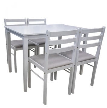 Комплект мебели: стол + 4 стула мод RH7006T+ RH168C белый (Малайзия)