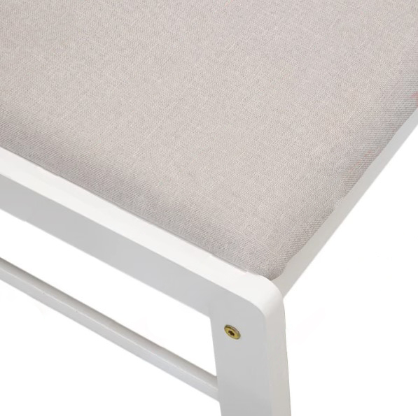 Комплект мебели: стол + 4 стула мод RH7006T+ RH168C белый (Малайзия)