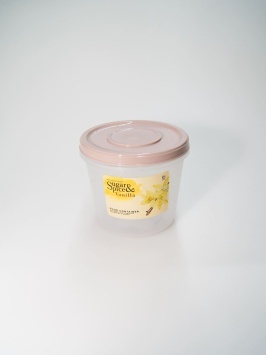 Банка для продуктов Sugar&Spice Vanilla с завинчивающейся крышкой 0,7л латте (Репаблик РФ)