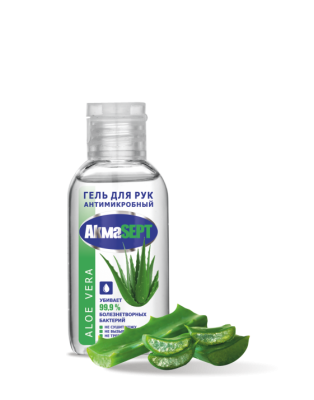 Гель для рук "Akmasept" антимикробный 50 мл, Aloe Vera