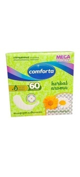 Женские ежедневные прокладки PERI 60 шт. ромашка