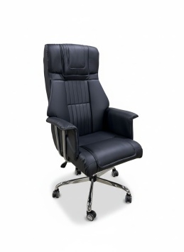 Кресло Каспий кзам PVC, крест.хром, кол JL