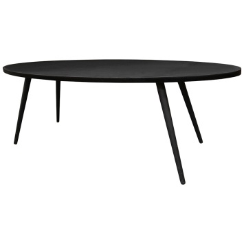 Стол журнальный Марсель с ножками метал. м/п 1300*490 столешница 16 мм овал.цв.Люкс