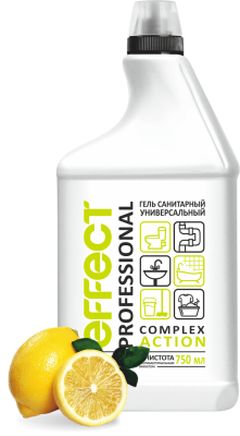 Гель yниверсальный "Effect Professional" 750 мл, Complex action, С ароматом лимона