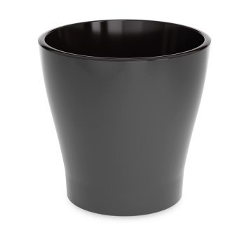 Горшок цветочный "Лея" 17л двойной (с автополивом) (графитовый) (Альтернатива РФ)