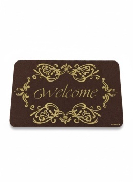 Коврик придверный "Welcome" ажурный 50*80см 24257