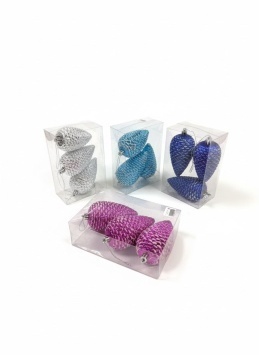 Елочное игрушка сосулька 3 шт