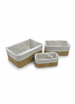 Бамбуковая корзина для хранения мод. CR71001А(ВИ)