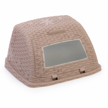 Хлебница "Плетенка" (бежевый) (уп.6) (Альтернатива РФ)