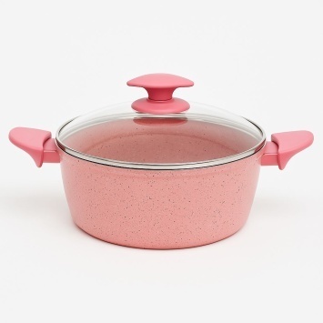 Кастрюля d32 Model Maria PMT cream-black-pink (И-HB)