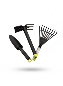 Набор садовый №3 (грабли малые, совок узкий, мотыга) Р1261