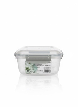 Воздухонепроницаемый квадратный контейнер 2400 мл (Азербайджан)