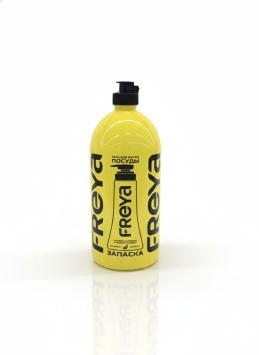 Гель для мытья посуды "Лимонная долька" "Freya ", Запаска, 1000 мл