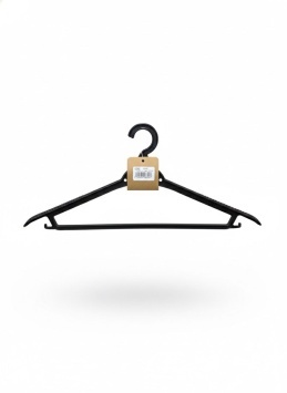 Вешалка-плечики "Лайт" 48-50р. (черный) (уп.25) (Альтернатива РФ)