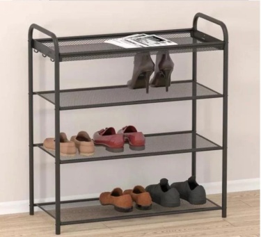Подставка для обуви "Верона 24" (VERONA 24 shoe rack) (Черный)