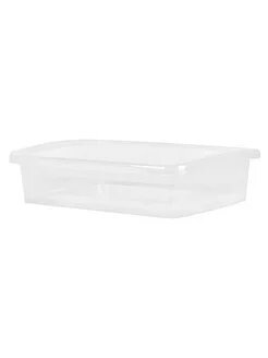 Ящик для хранения Keeplex Laconic 5л 37х27,4х9,5см прозрачный кристалл (Репаблик РФ)