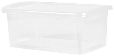 Ящик для хранения Keeplex Laconic 7л 35х23,5х14,8см прозрачный кристалл (Репаблик РФ)
