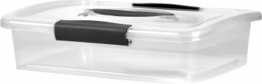 Ящик для хранения Keeplex Vision с защелками и ручкой 5л 37х27,4х9,5см прозрачный кристалл (Репаблик