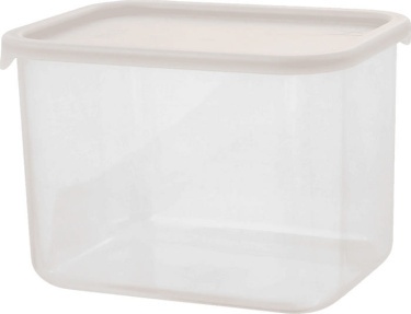 Банка для сыпучих продуктов Sugar&Spice Vanilla прямоугольная 1л с гибкой крышкой латте (Репаблик РФ