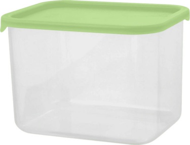 Банка для сыпучих продуктов Sugar&Spice Vanilla прямоугольная 1л с гибкой крышкой фисташка (Репаблик