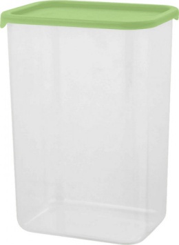 Банка для сыпучих продуктов Sugar&Spice Vanilla прямоугольная 2л с гибкой крышкой латте (Репаблик РФ