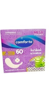 Женские ежедневные прокладки PERI 60 шт. Aloe