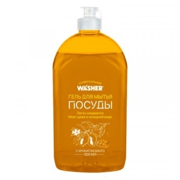 Гель для посуды "Washer-D" 500 мл, С ароматом манго
