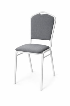 Стул Милан цв.каркас гоб.stock (только Bingo) серый