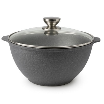 Казан для плова 7л АП "Premium" (Grey)