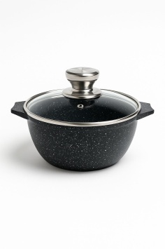 Кастрюля 1л АП Гранит black арт. 41802